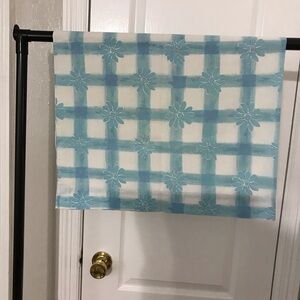 Blue& Pink Floral Checkered Standard Pillowcase set